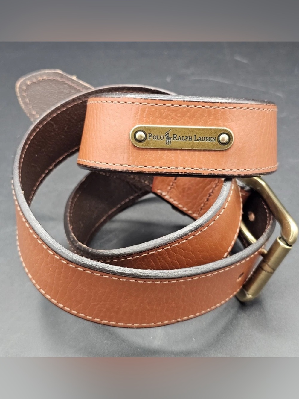 Vintage Polo Ralph Lauren Leather Belt